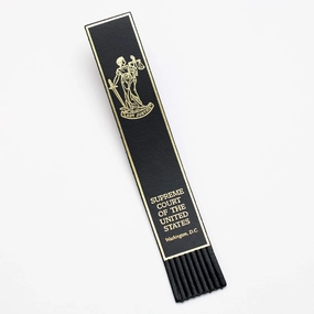 Lady Justice Leather Bookmarks