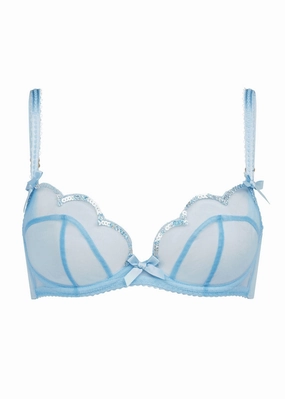 Lorna Party Plunge Bra (Baby Blue)