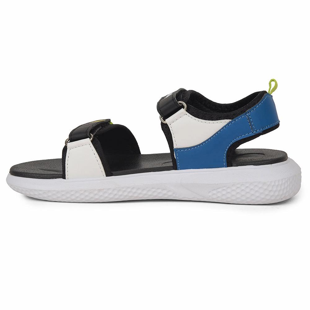 Lucy & Luke Black Casual Sandal For Kids HIPPO-99 By Liberty