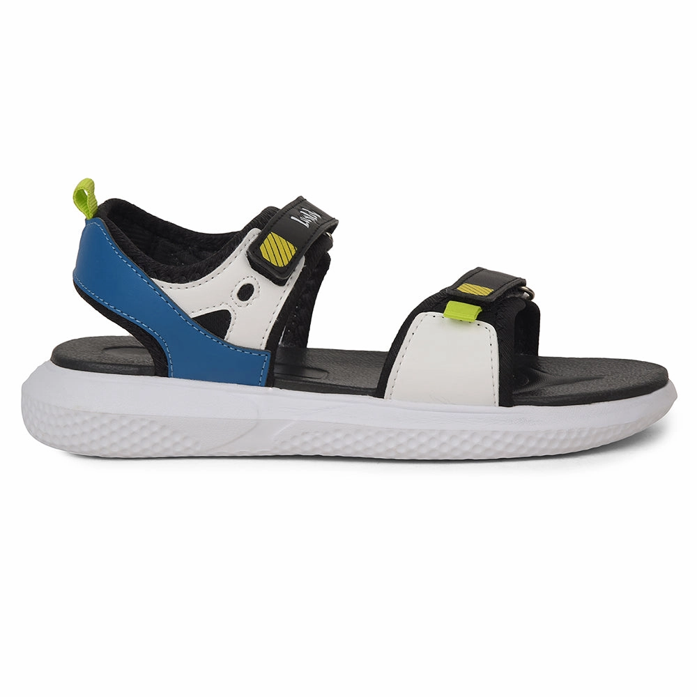 Lucy & Luke Black Casual Sandal For Kids HIPPO-99 By Liberty