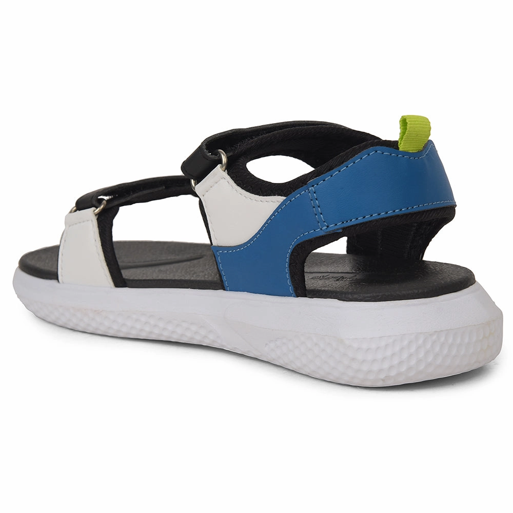Lucy & Luke Black Casual Sandal For Kids HIPPO-99 By Liberty