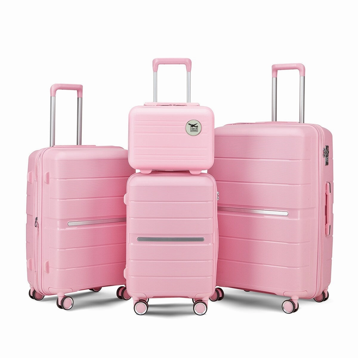 Luggage Sets 4 Piece(14/20/24/28) PP Lightweight & Durable Expandable suitcase