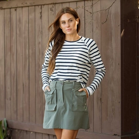 Mini Cargo Skirt, Olive