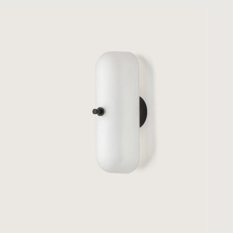Minimalist Opal Oval Wall Light