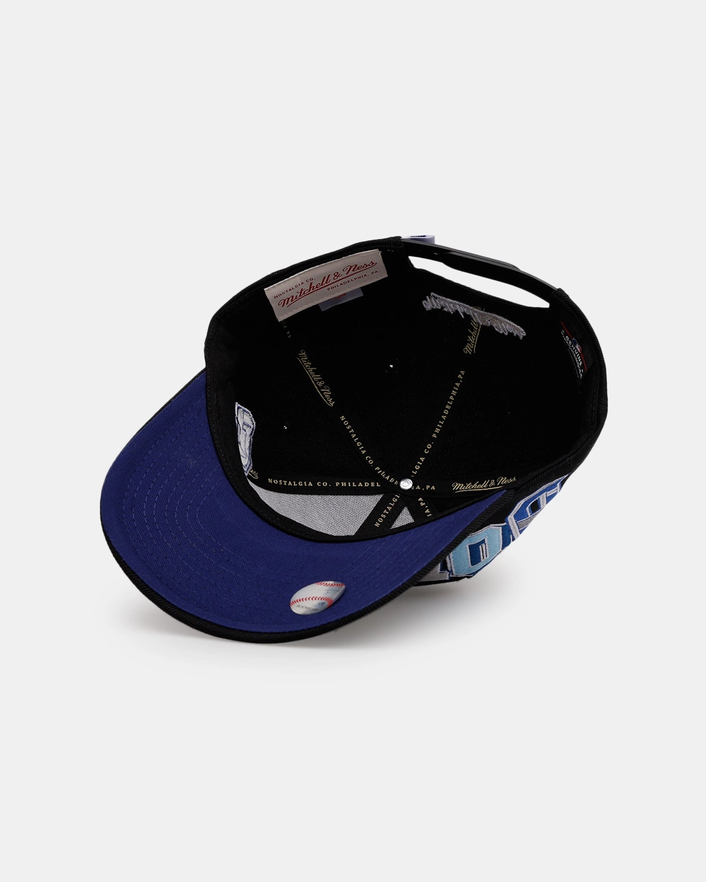 Mitchell & Ness Los Angeles Dodgers 'Hyper Type' Pro Crown Snapback Black