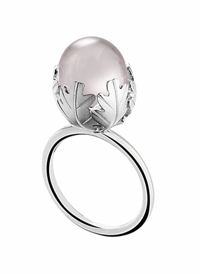 MURMURE Crystal Ring Leaf
