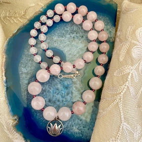 Padma Rose Quartz Necklace