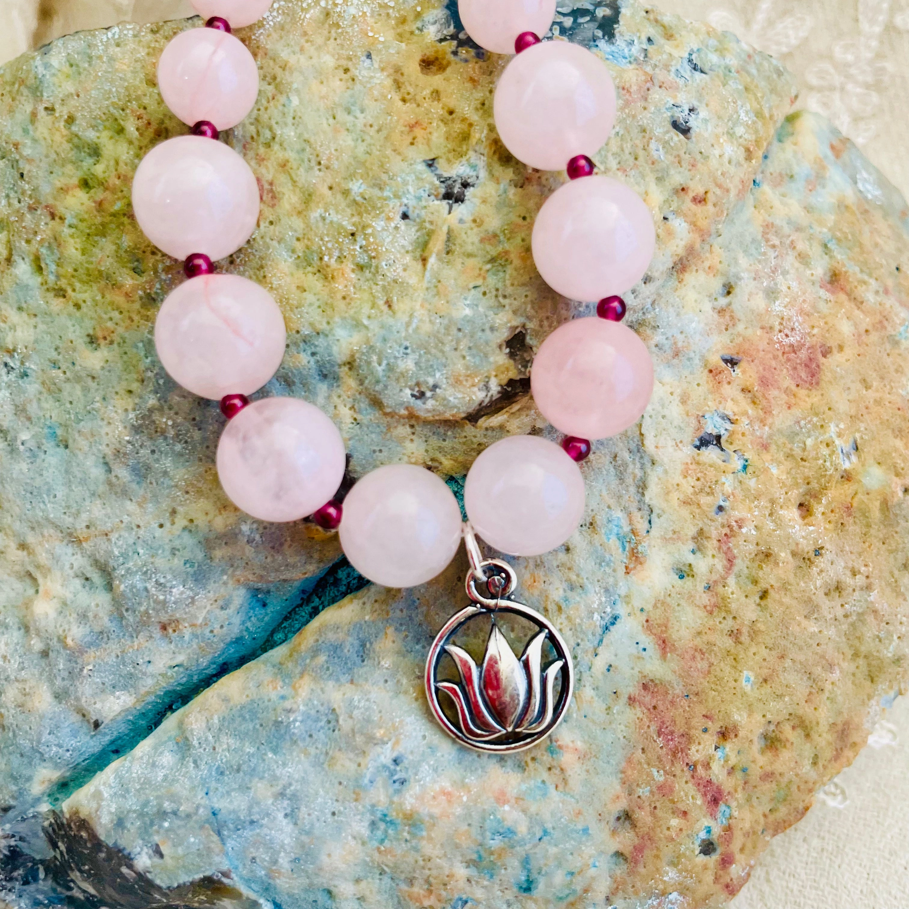 Padma Rose Quartz Necklace