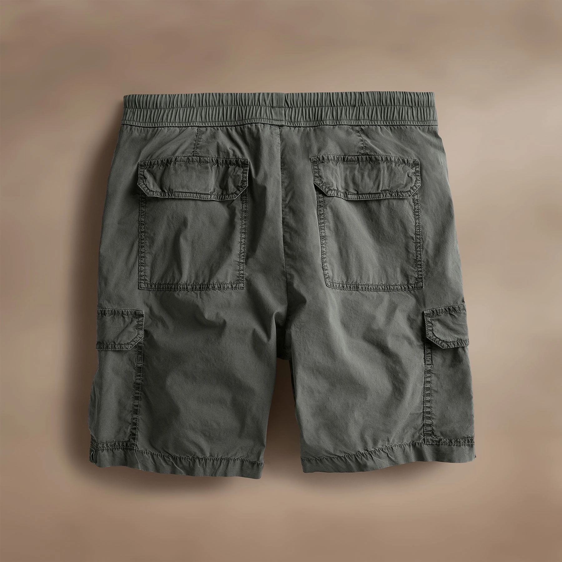 Parachute Poplin Cargo Short - Granite Pigment