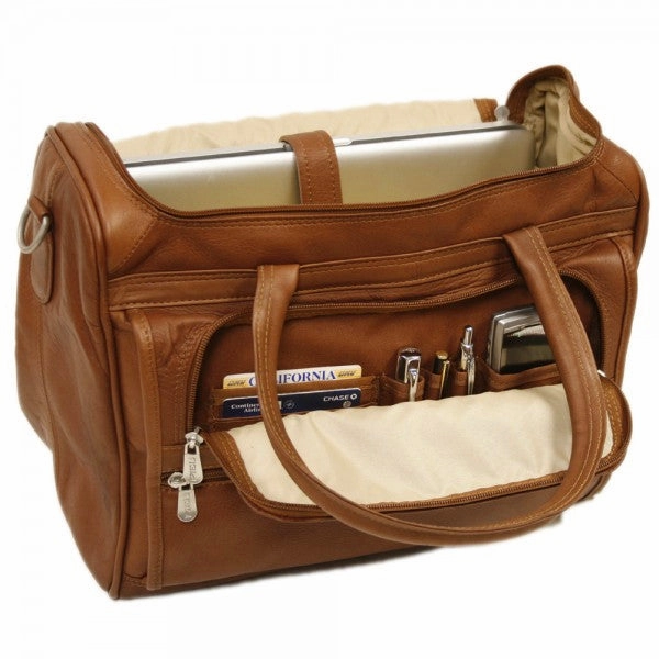 Piel Leather Small Computer Carry On Bag