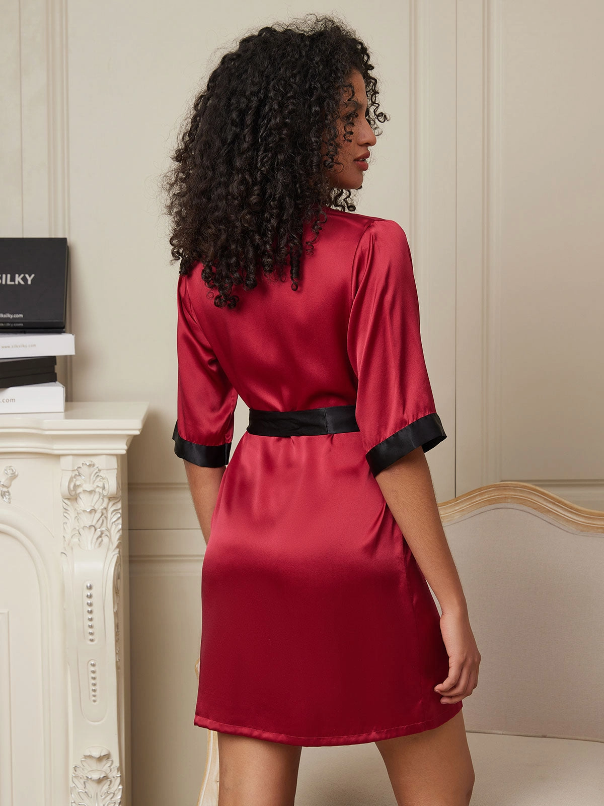 Pure Silk Casual Belted Robe