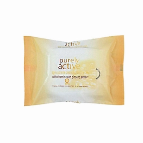 Purely Active Age Supreme Cleansing Facial Wipes 25pk