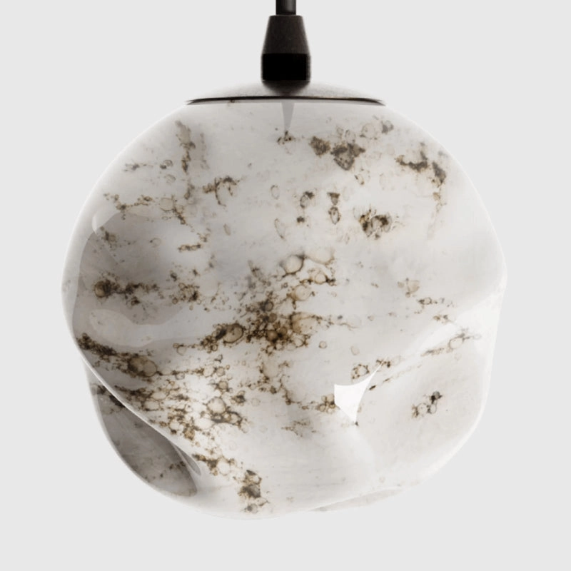 Refined Textured Glass Pendant