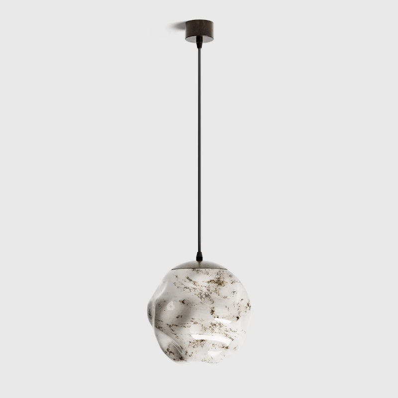 Refined Textured Glass Pendant
