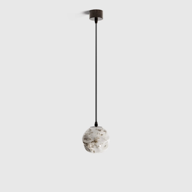 Refined Textured Glass Pendant