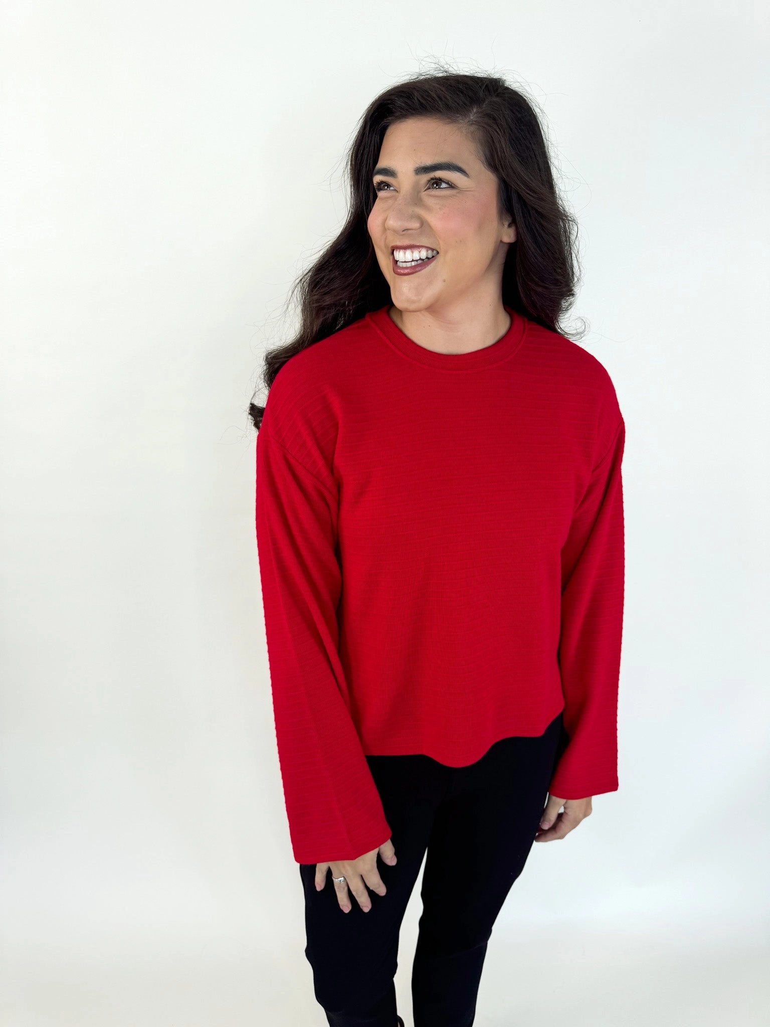 Samantha Textured Pullover