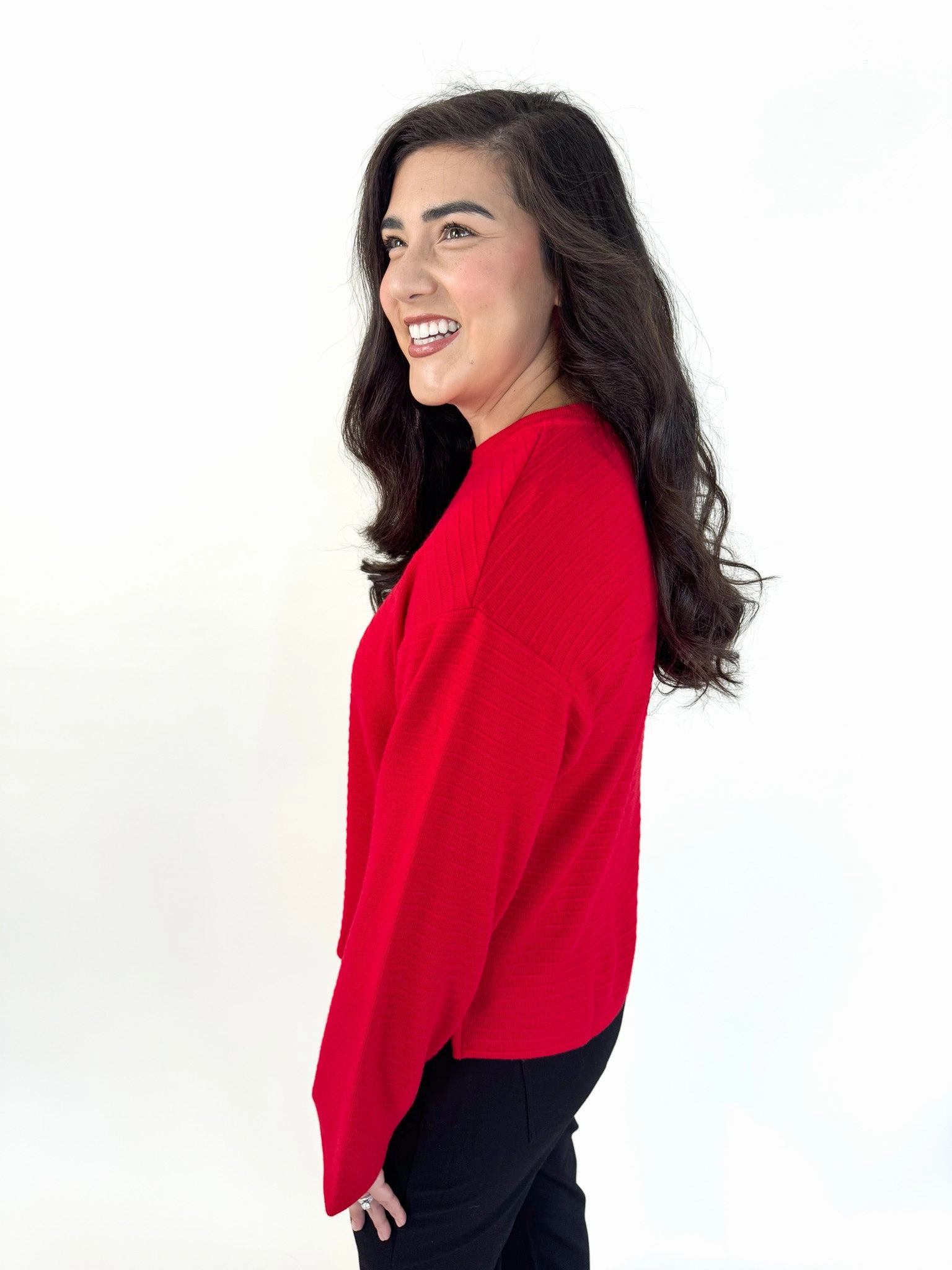 Samantha Textured Pullover