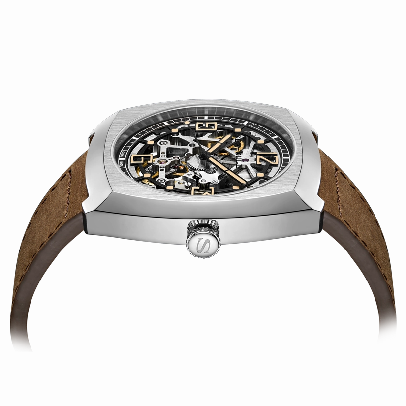 Seagull Watch | Trendy Barrel Skeleton Automatic Watch 44*46mm