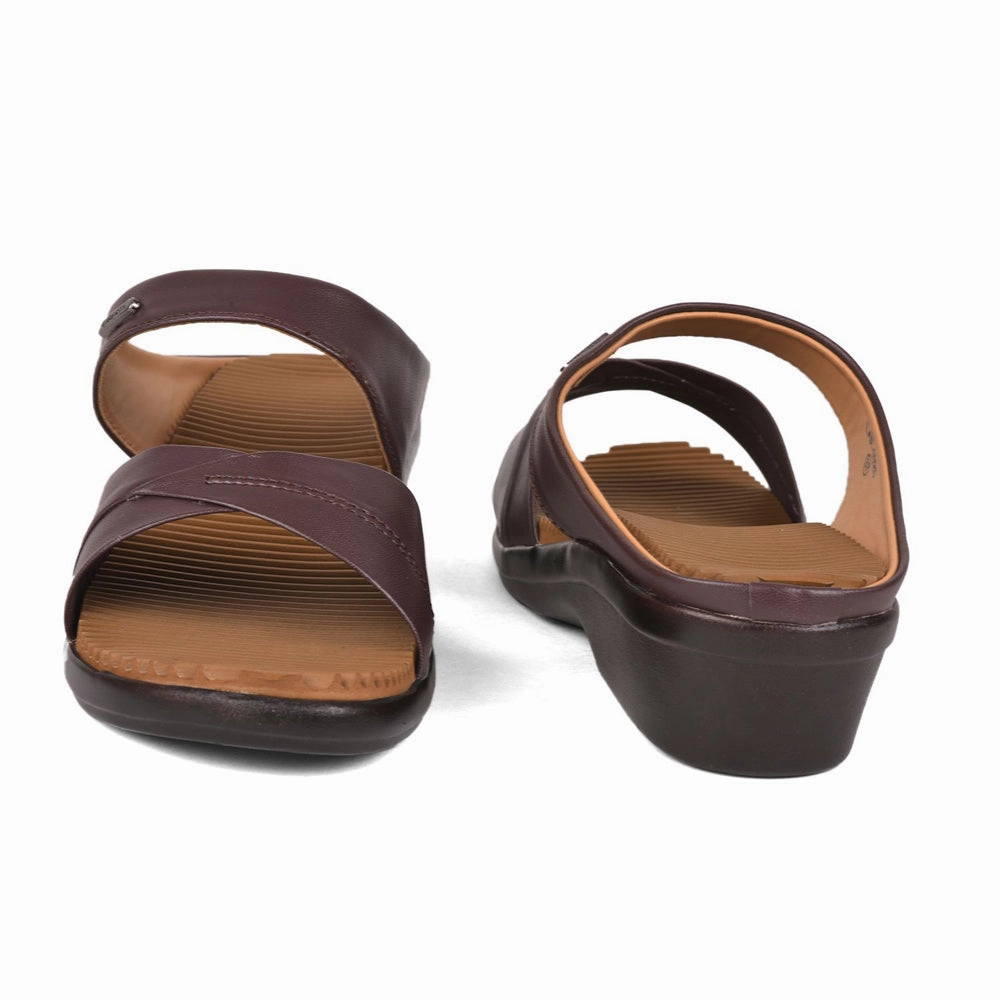 Senorita Casual (Brown) Slippers For Women LAF-1025 By Liberty