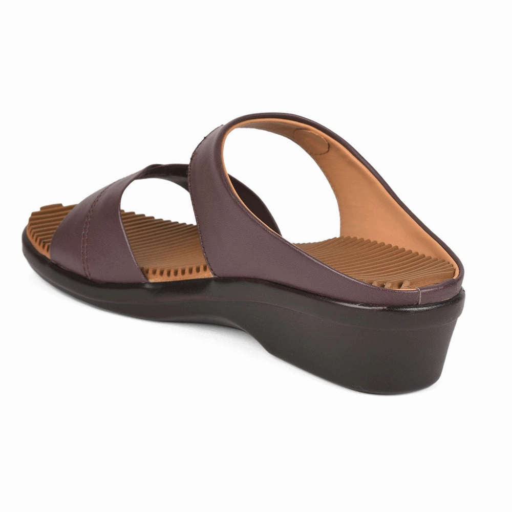 Senorita Casual (Brown) Slippers For Women LAF-1025 By Liberty