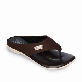 Senorita Casual (Brown) Slippers For Women MK-09 By Liberty