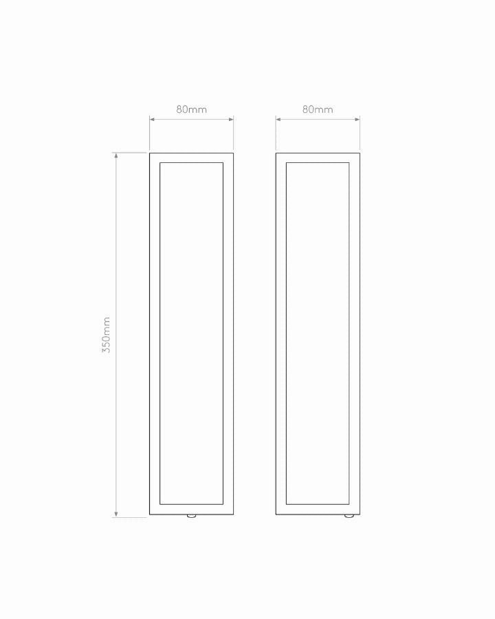 Sleek Contemporary Box Wall Light
