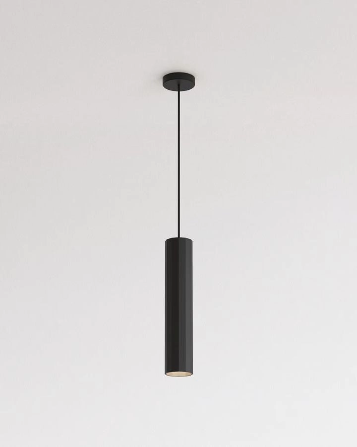 Sleek Cylindrical Aluminum Pendant