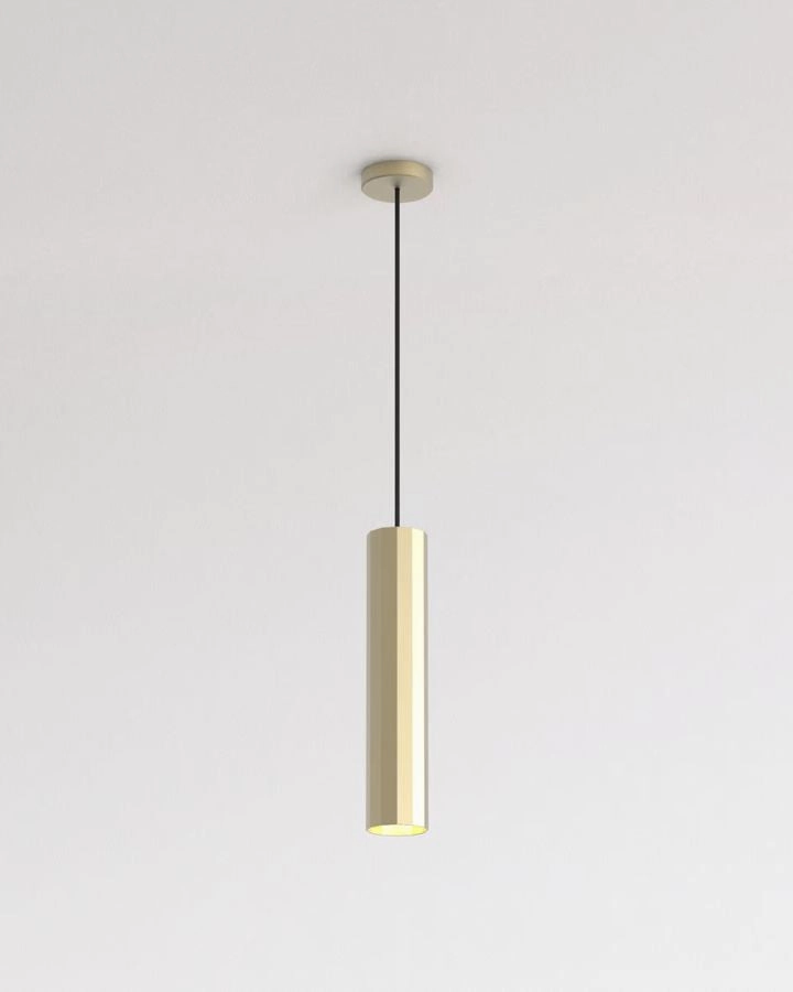 Sleek Cylindrical Aluminum Pendant