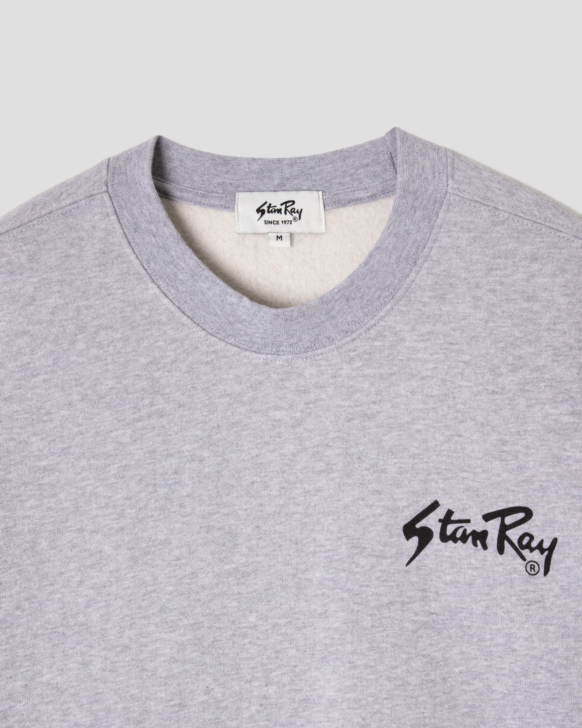 Stan OG Crew (Grey Heather / Black)