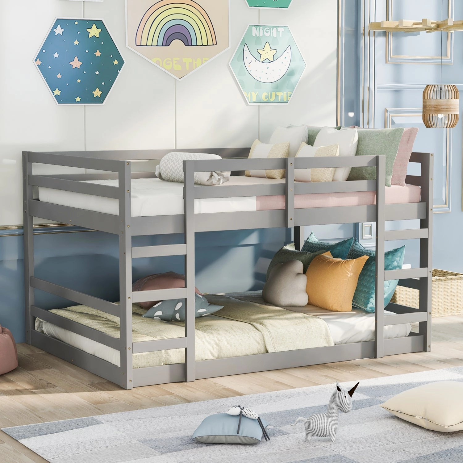 Streamdale Full Over Full Bunk Bed with Ladder