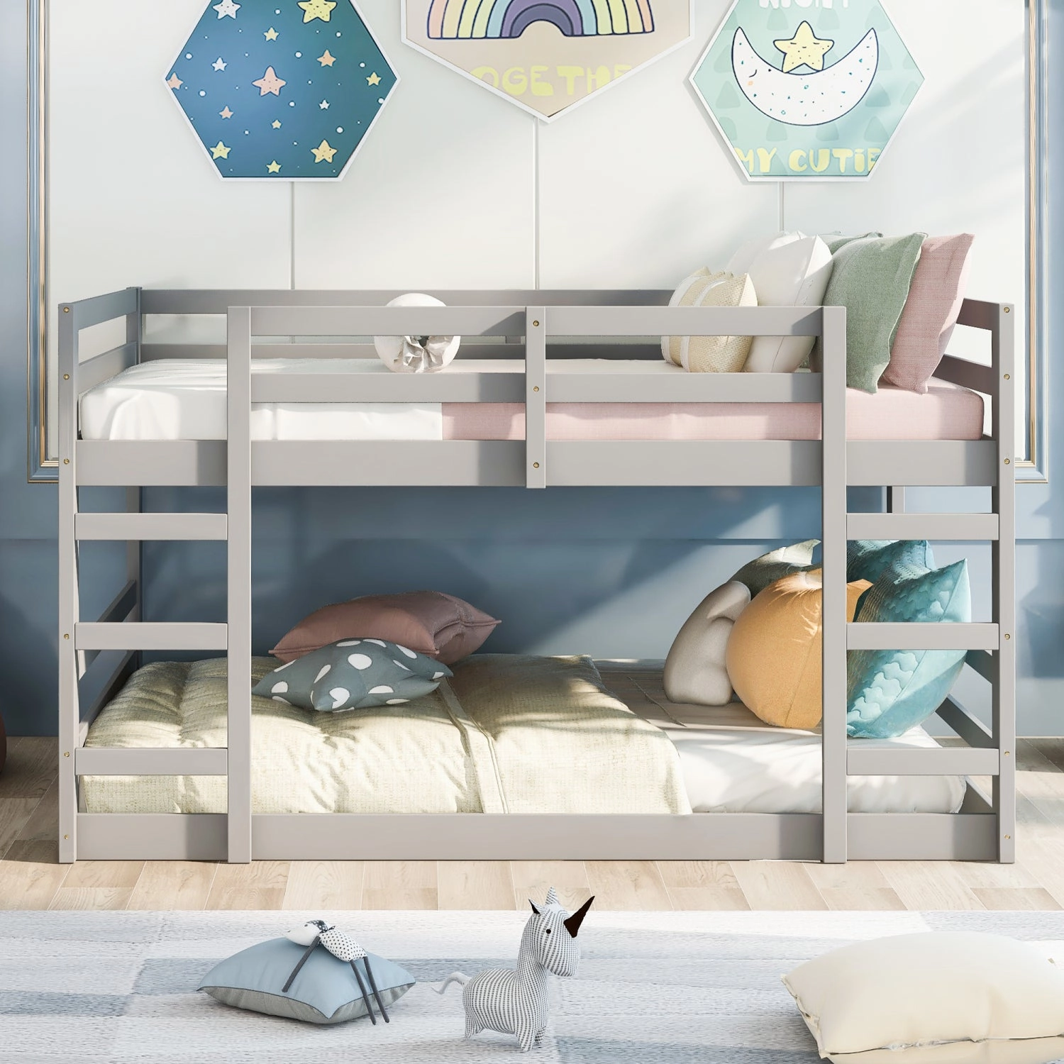 Streamdale Full Over Full Bunk Bed with Ladder