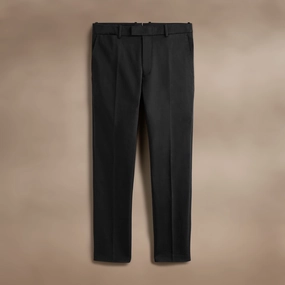 Stretch Micro Twill Trouser - Black