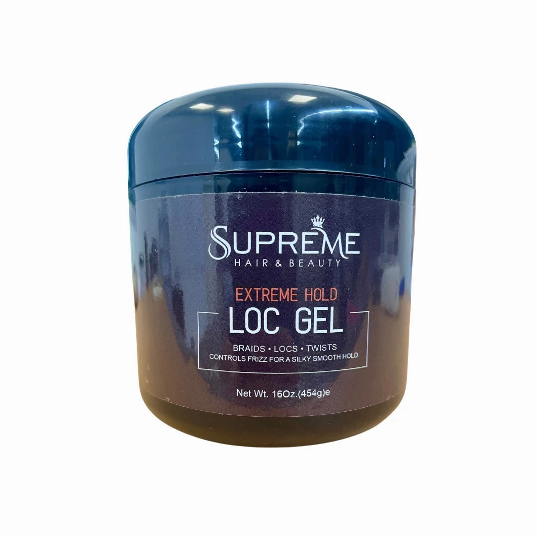 SUPREME Extreme Hold Loc Gel for Braids Twists. & Locs - 16 oz