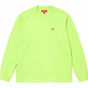 Supreme FW24 Small Box L/S Tee Bright Green