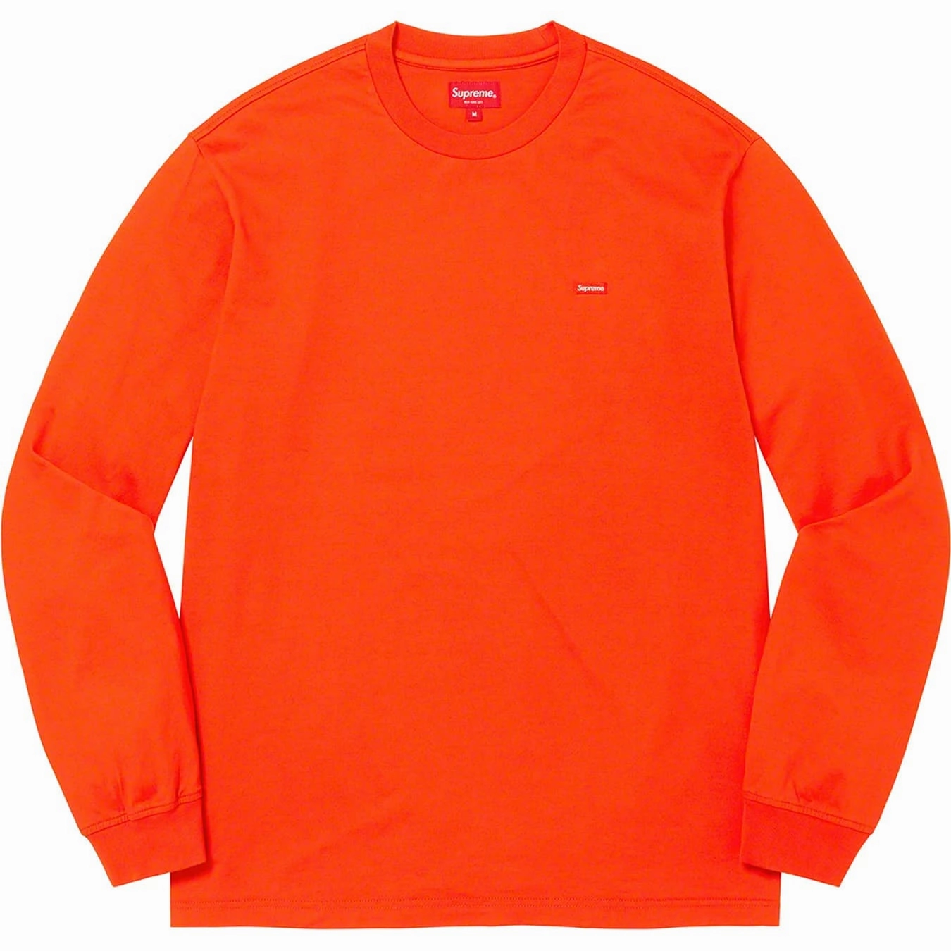 Supreme Small Box L/S Tee Bright Orange