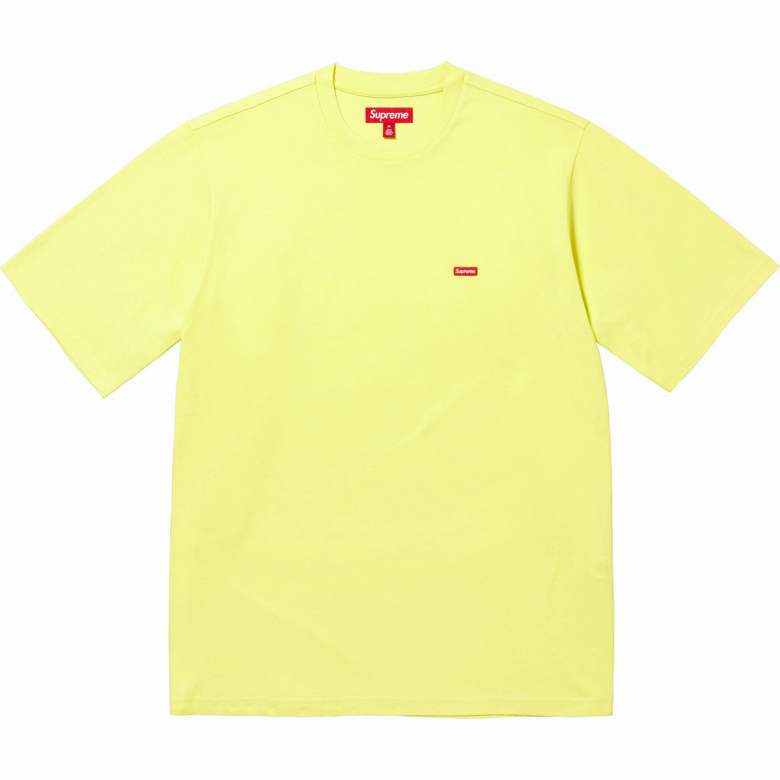 Supreme SS25 Small Box Logo Tee Bright Yellow