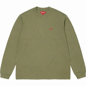 Supreme SS25 Small Box LS Tee Washed Olive