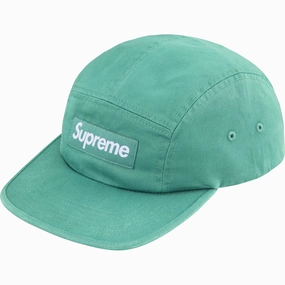 Supreme SS25 Washed Chino Twill Camp Cap Sage