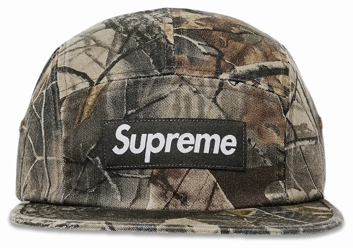 Supreme Washed Chino Twill Camp Cap "Realtree Hardwoods Camo"