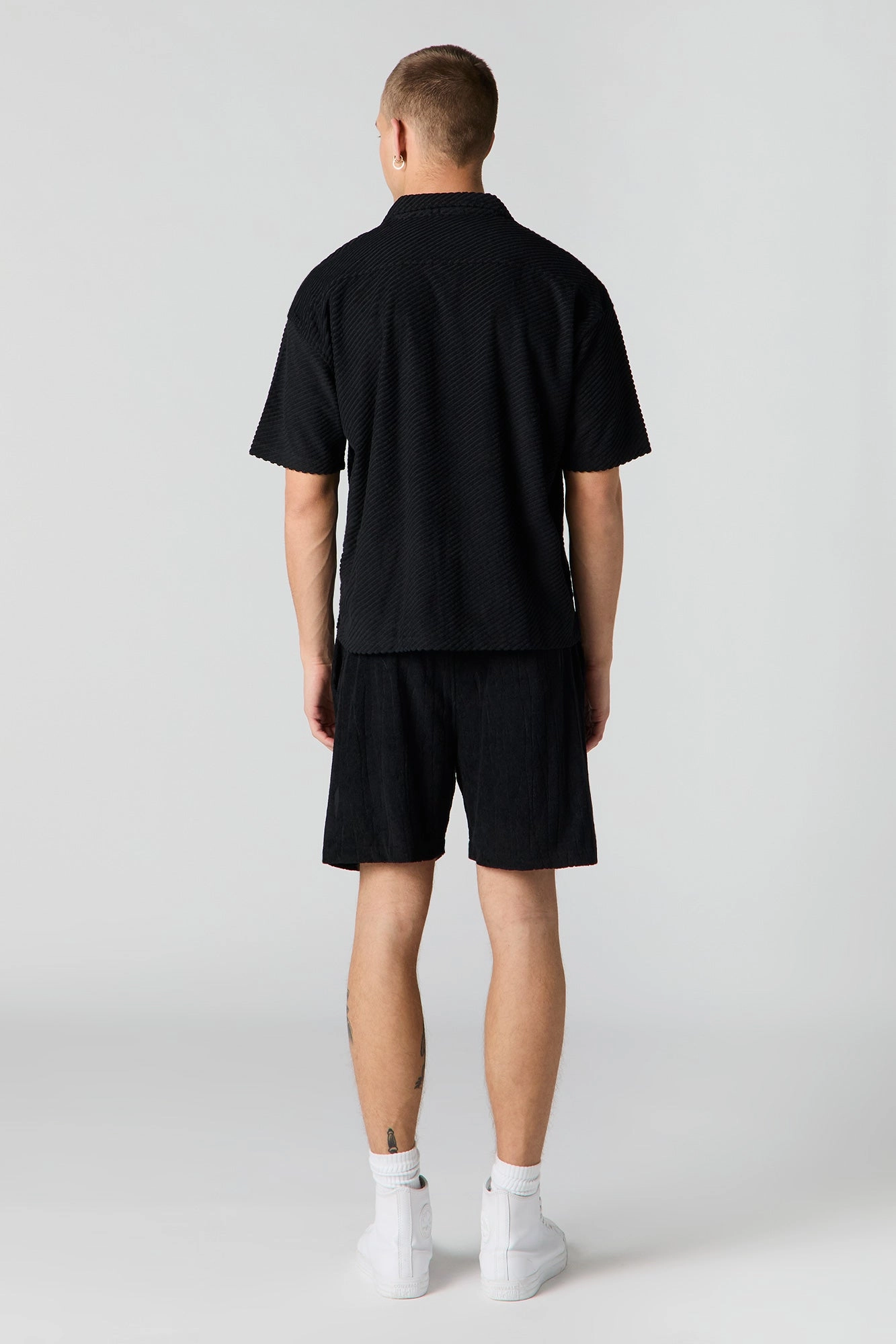 Textured Terry Short