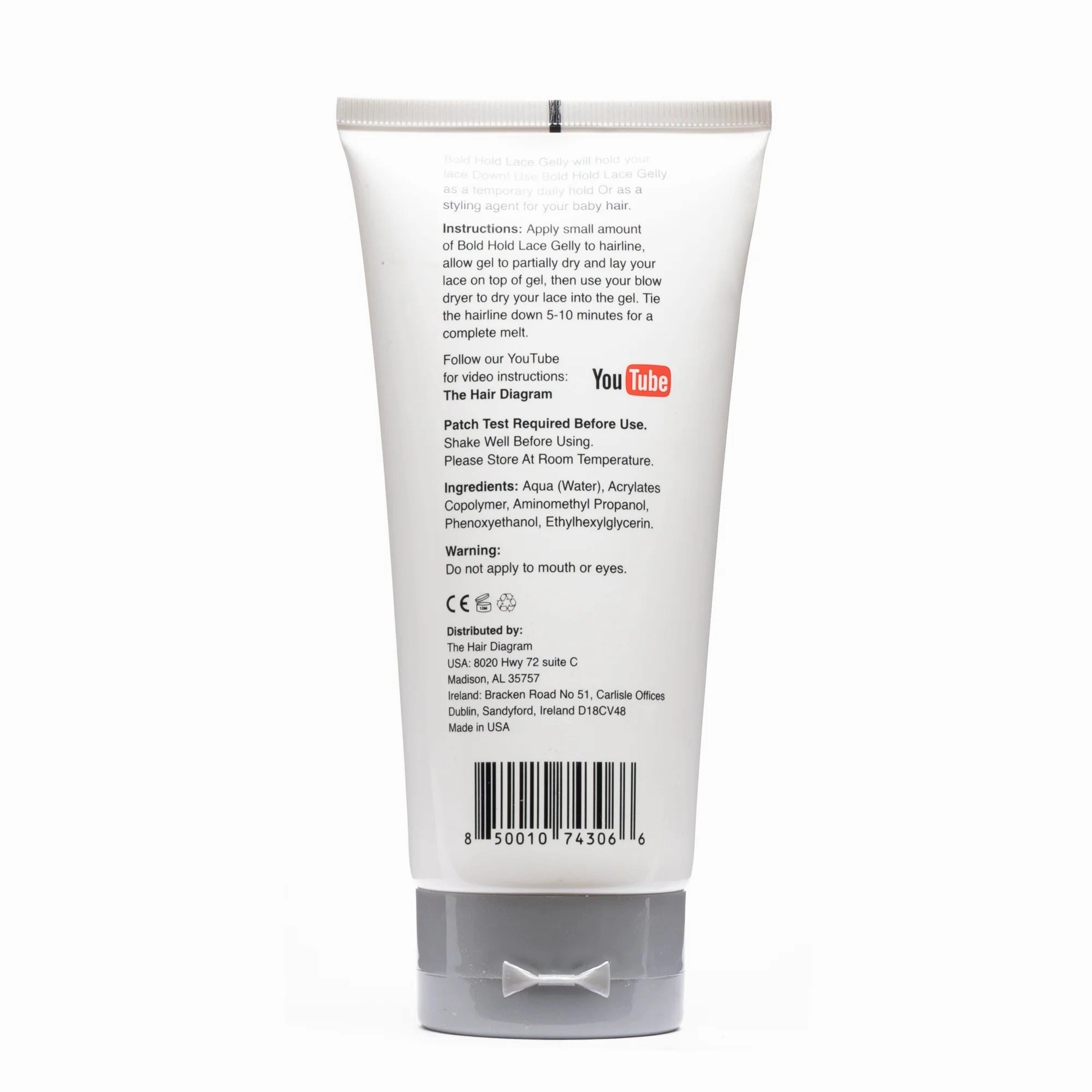 The Hair Diagram BOLD HOLD Lace Gelly - 6 oz
