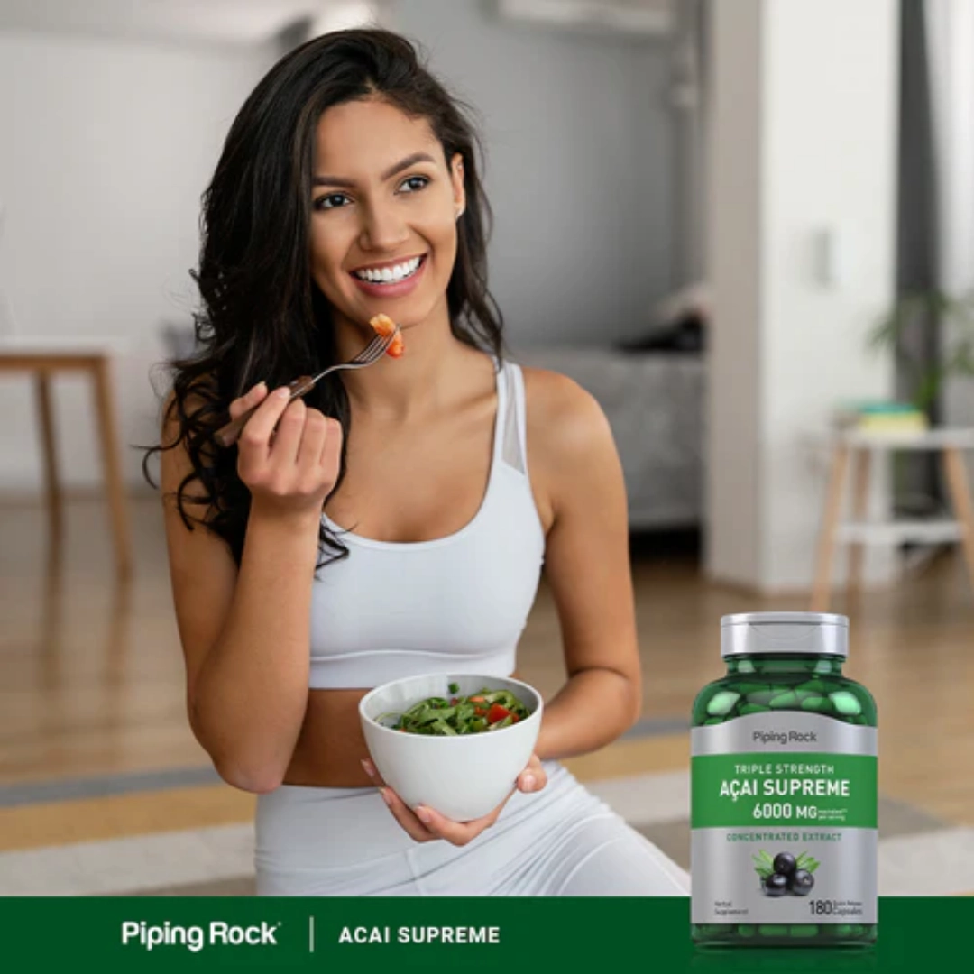 Triple Strength Acai Supreme, 6000 mg (per serving), 180 Quick Release Capsules, 2  Bottles