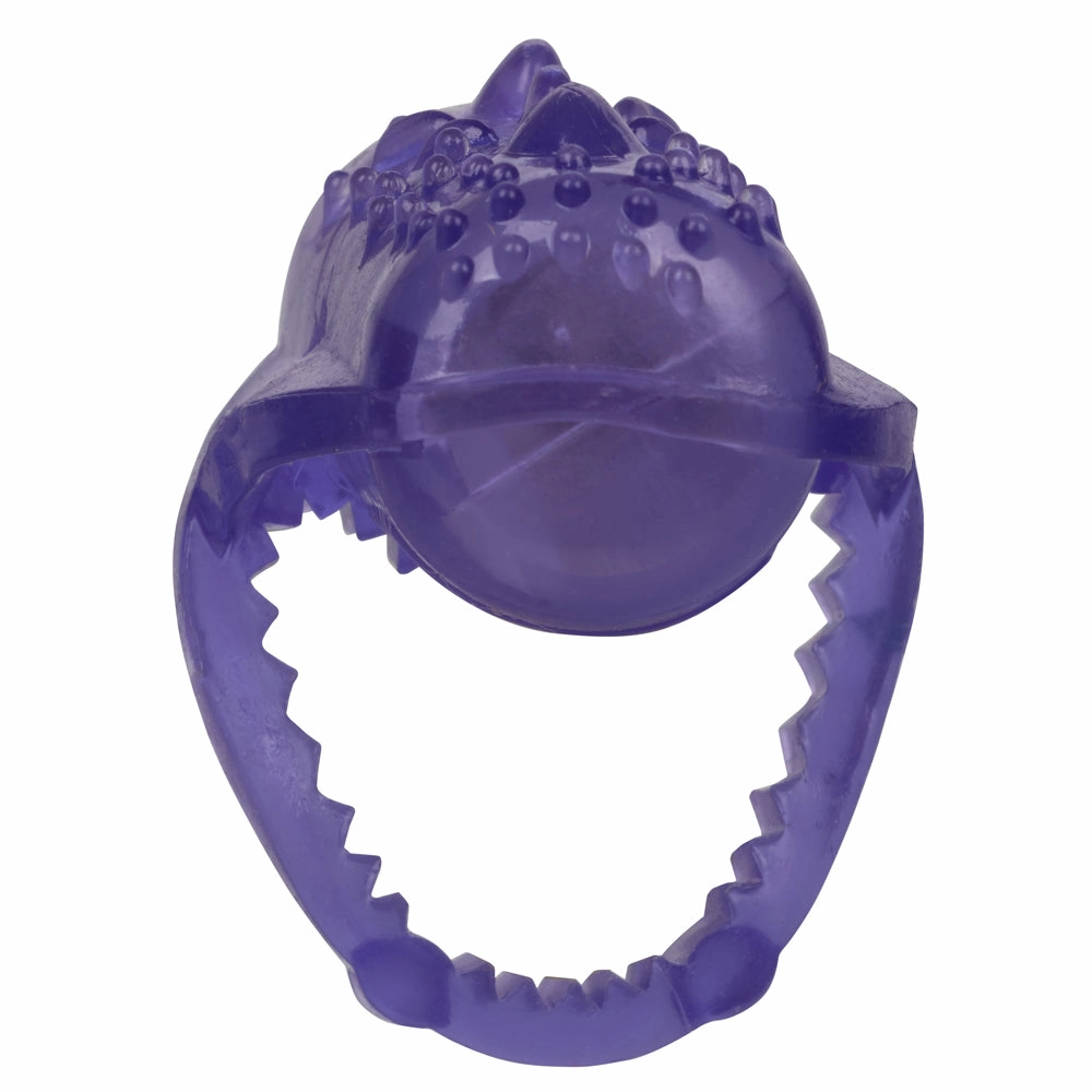 Vibrating Textured Tongue Teaser Ring