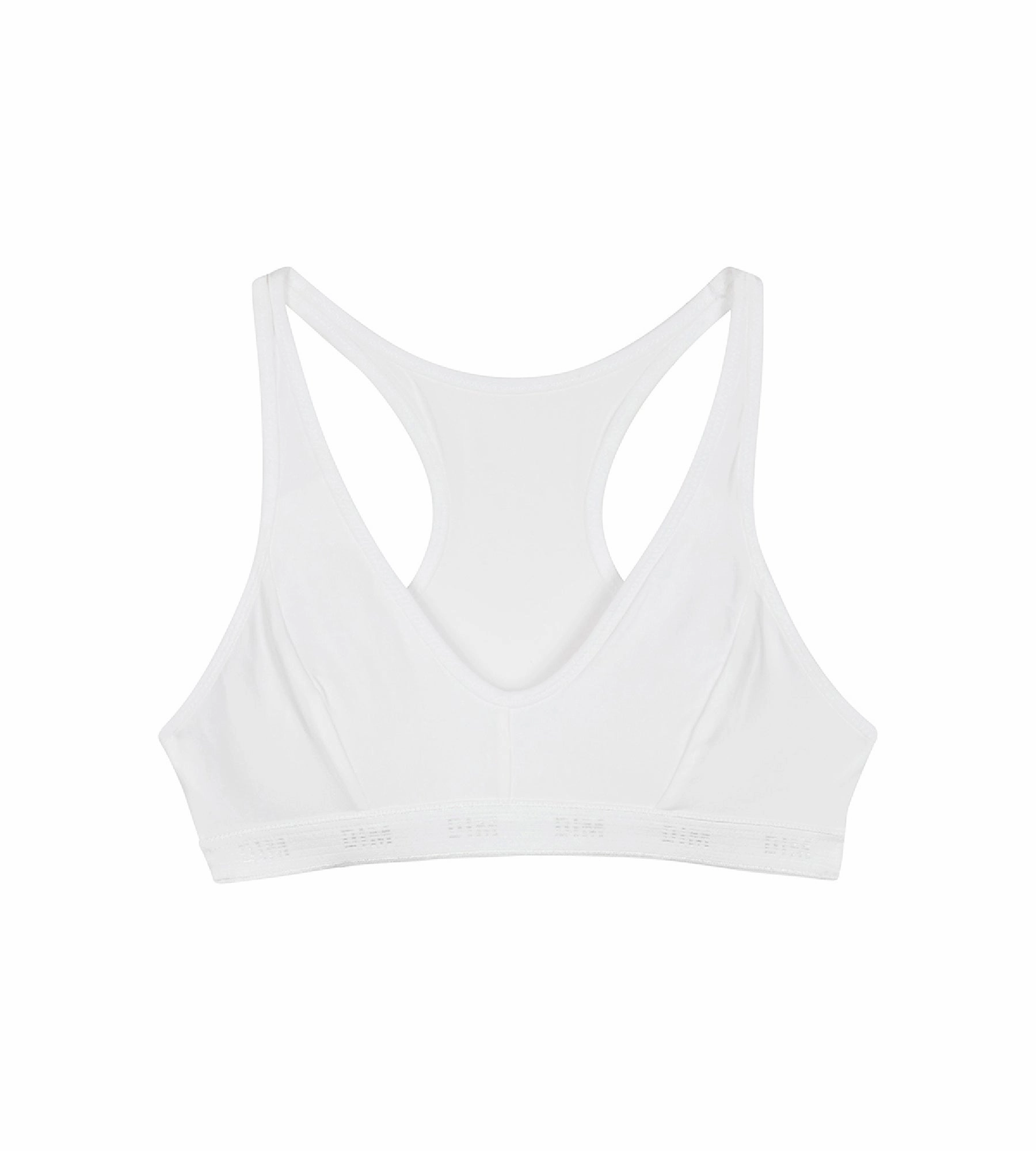 White sports bra DIM Pocket Micro Girl