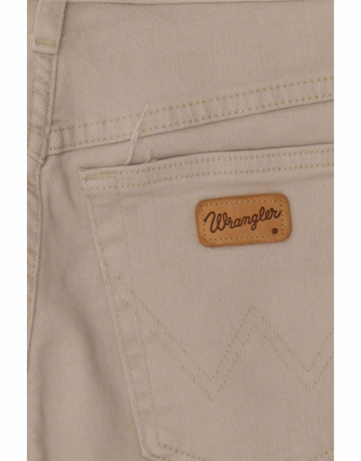 WRANGLER Mens Carla Slim Casual Trousers W34 L30 Grey Cotton