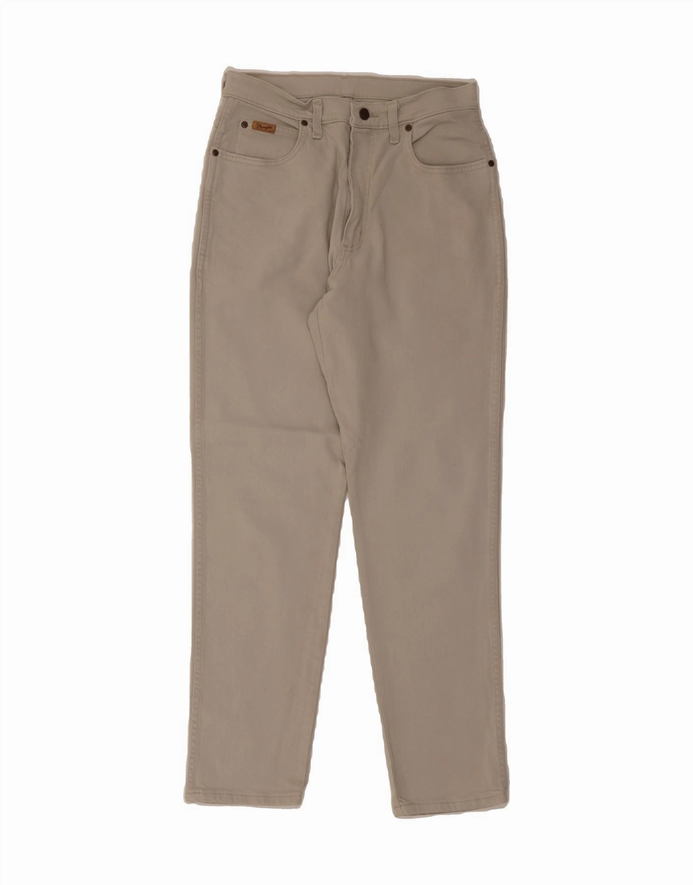 WRANGLER Mens Carla Slim Casual Trousers W34 L30 Grey Cotton
